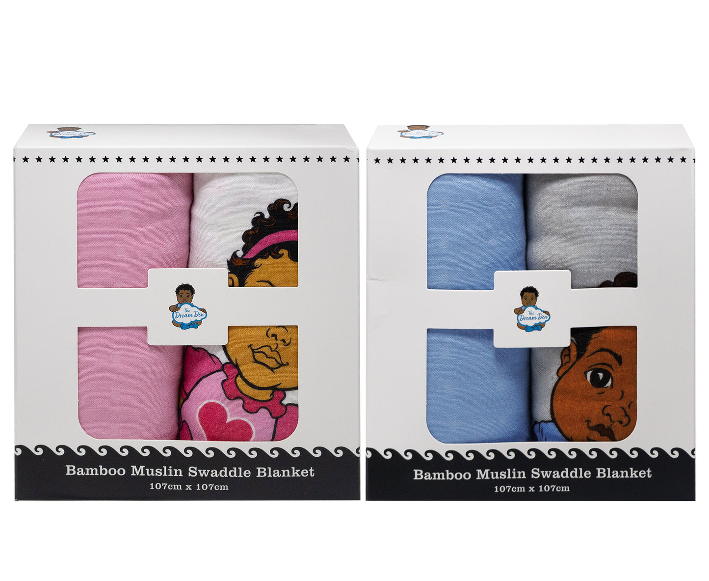 Denver & Hunter Swaddle Blanket Combo